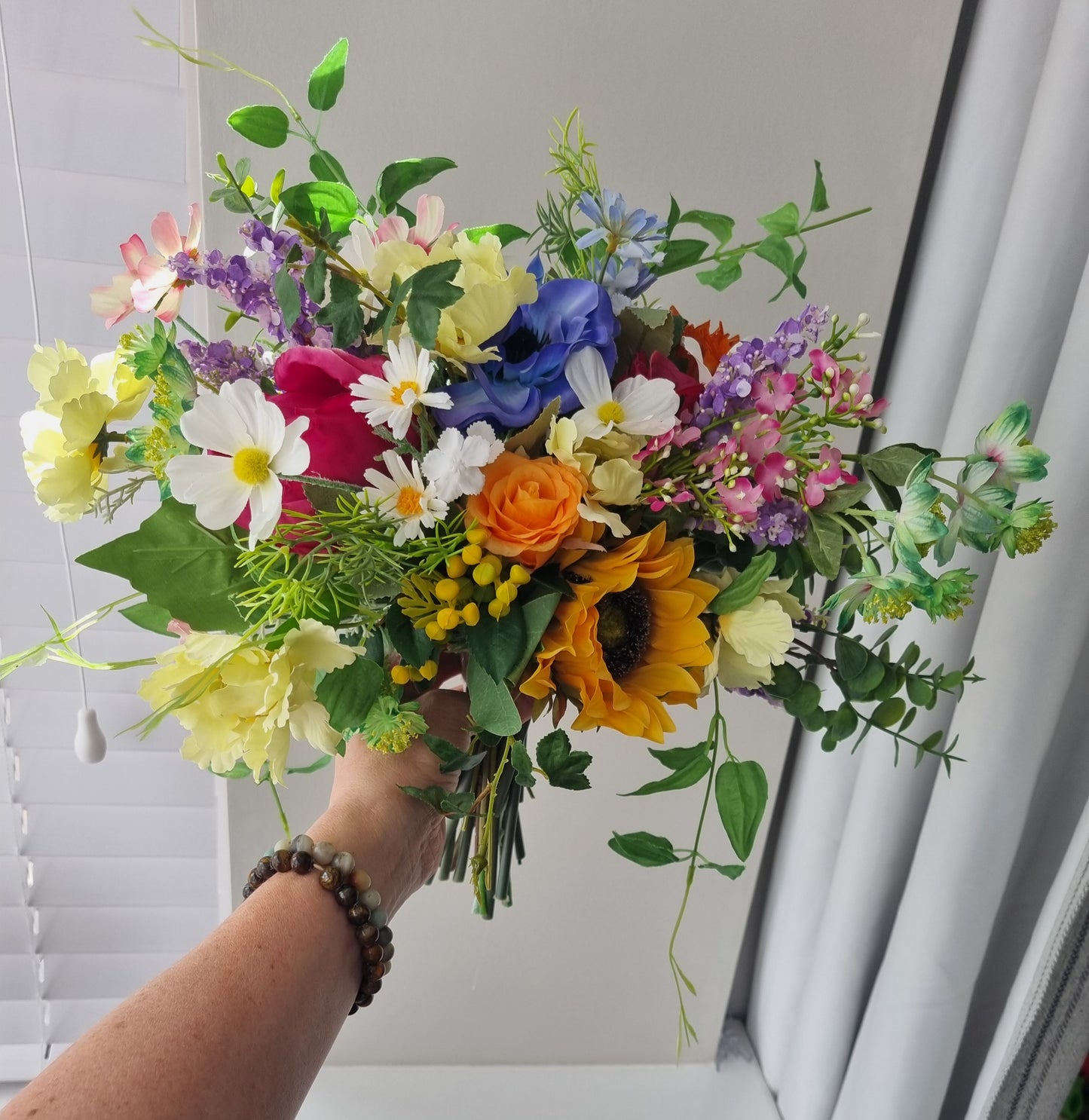 Festival brights artificial wedding flowers