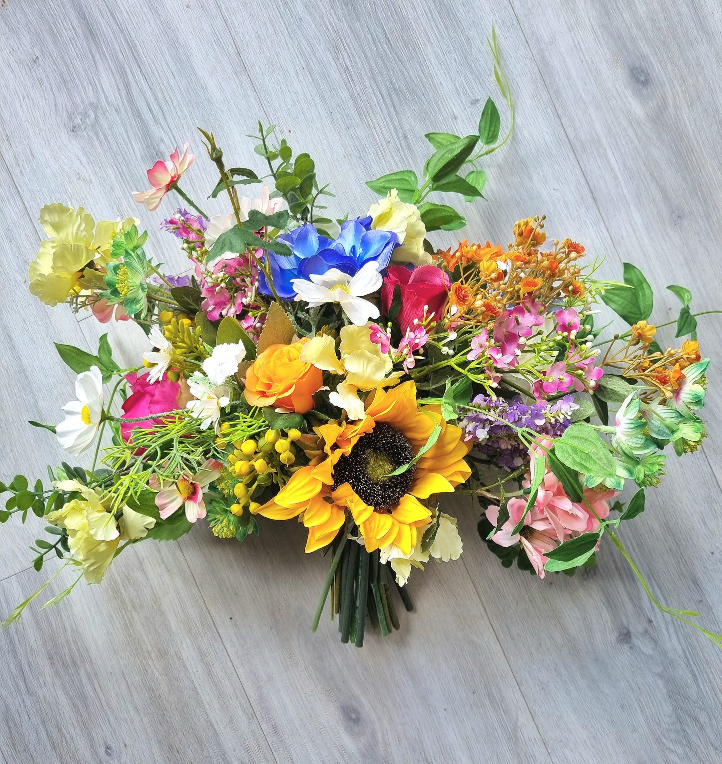 Festival brights artificial wedding flowers