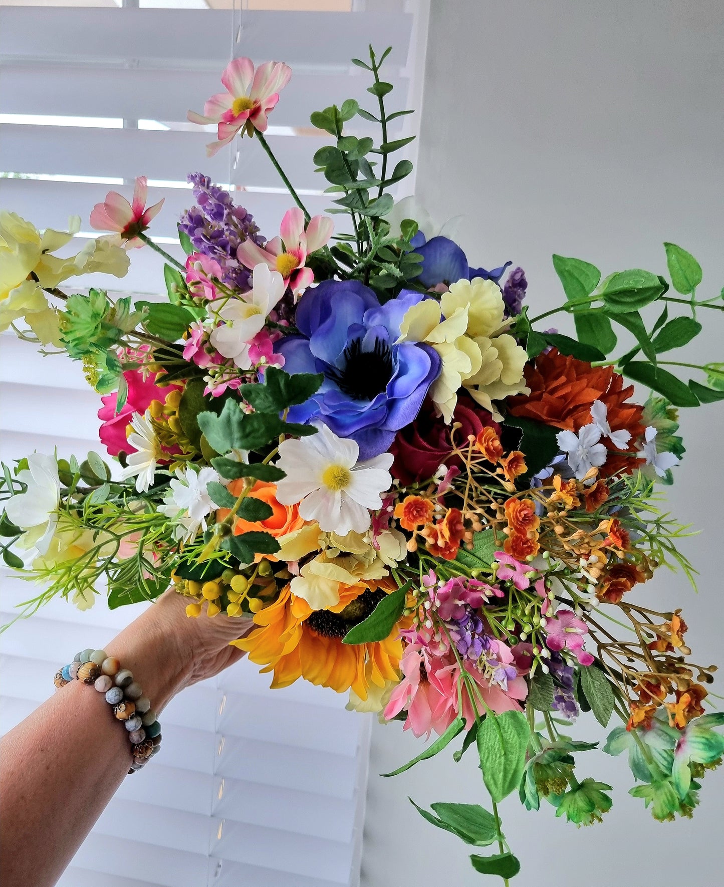 Festival brights artificial wedding flowers