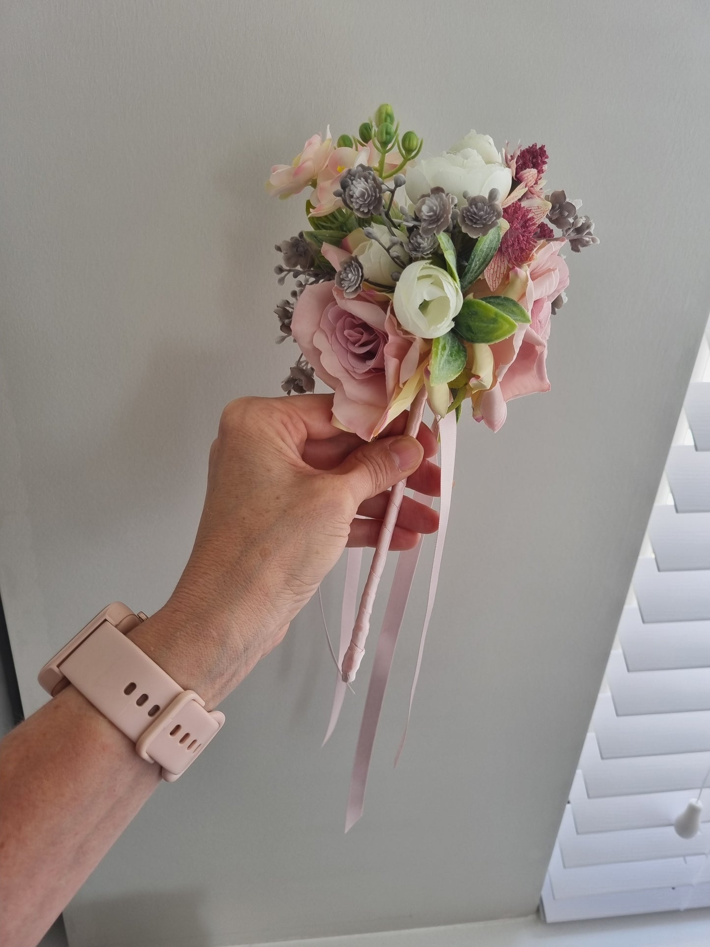 Pink Flowergirl wand