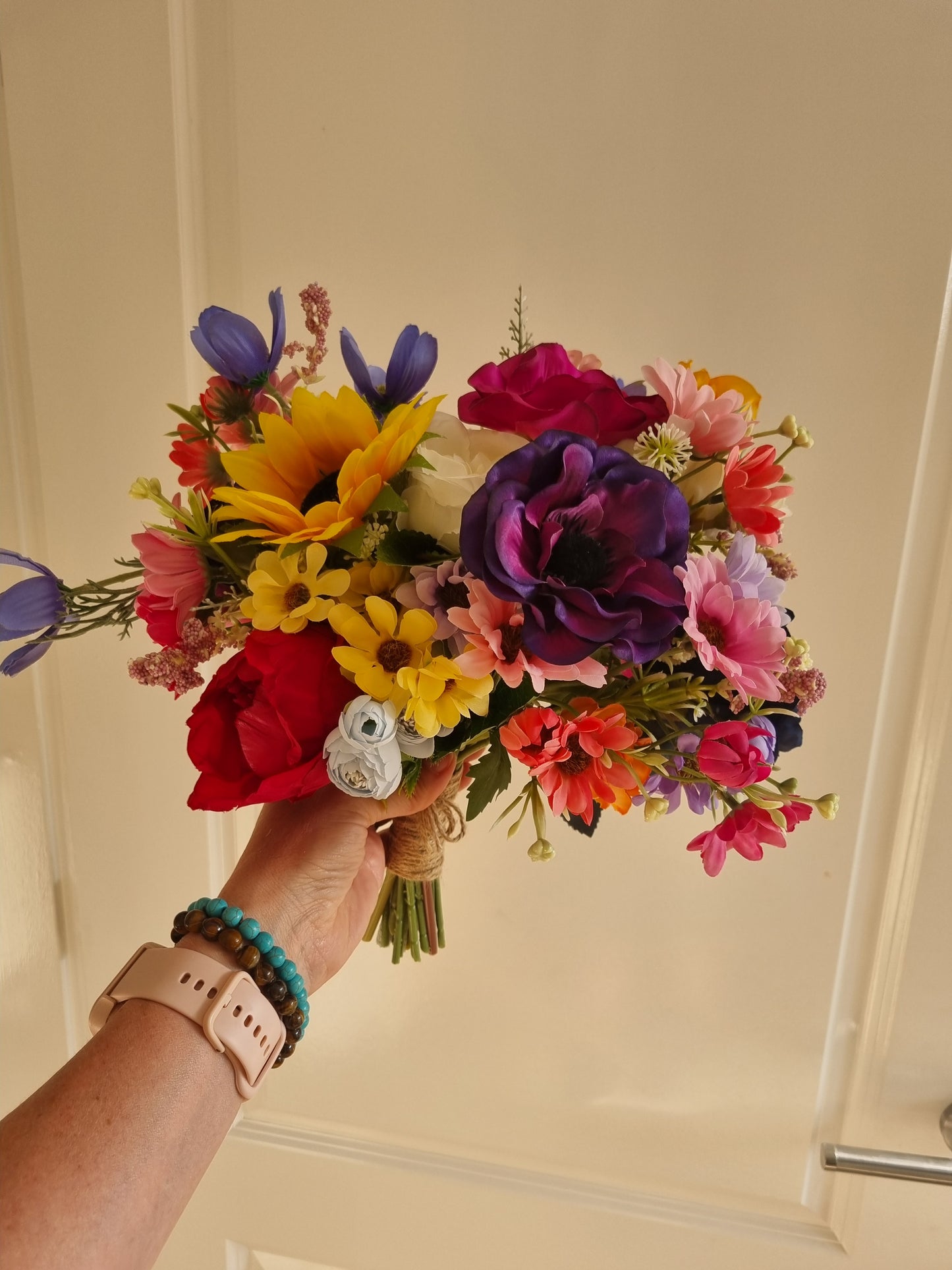 Festival brights artificial wedding flowers